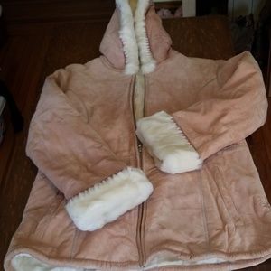 Wilsons leather fully lined suede jacket large